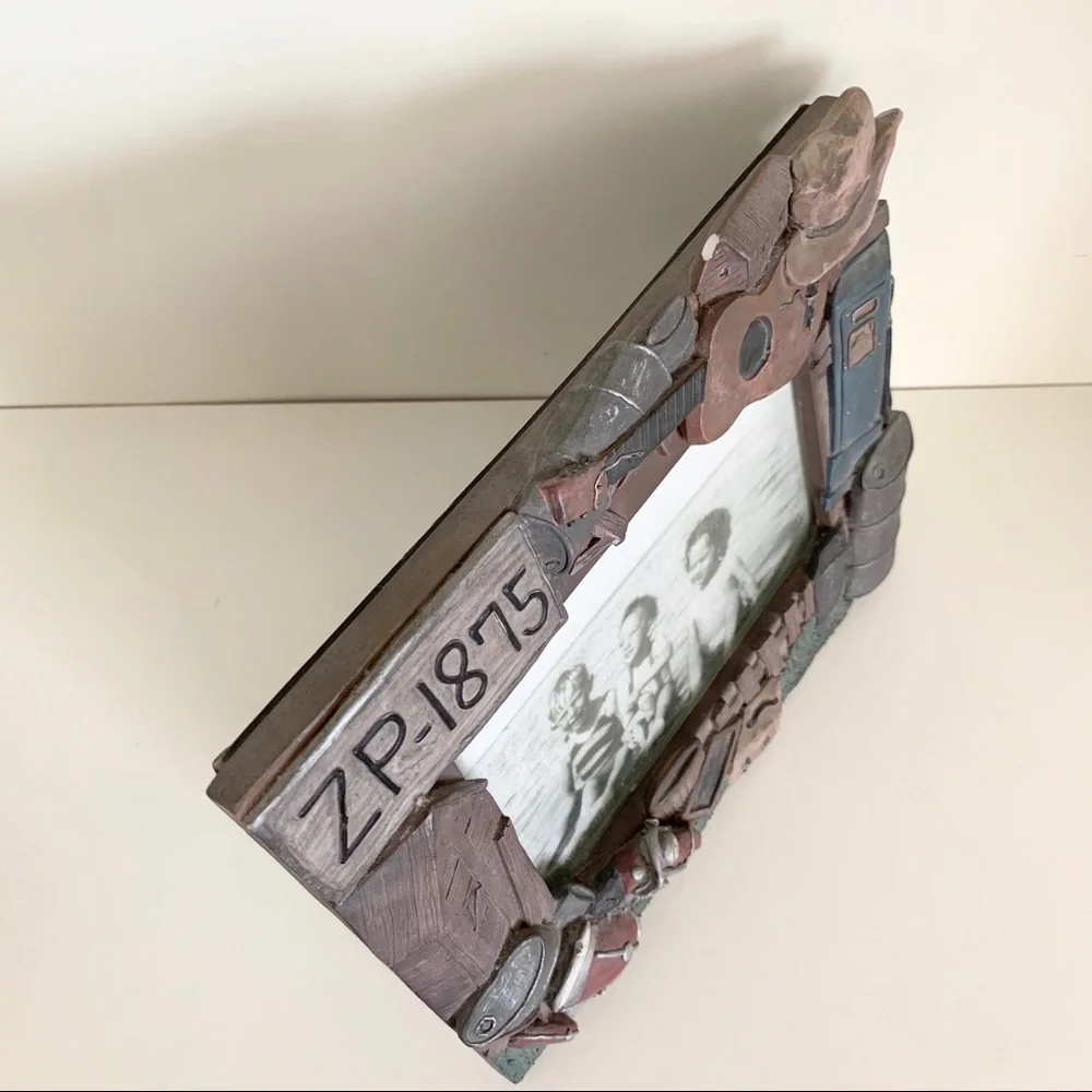 Vintage country cowboy Picture frame